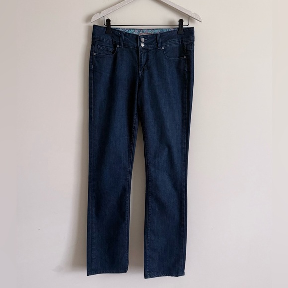 Paige Hidden Hills Bootcut Dark Wash Jeans Womens Size 29 - Picture 1 of 9